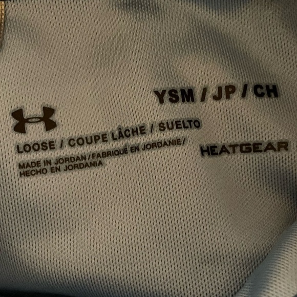Under armour boys collar heat gear short sleeve shirt polo - Picture 6 of 7